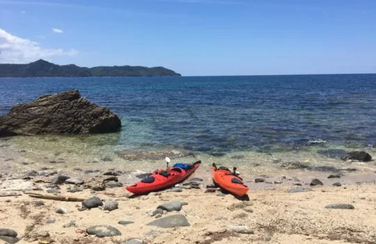 kayaking trip to Palawan in the Philippines