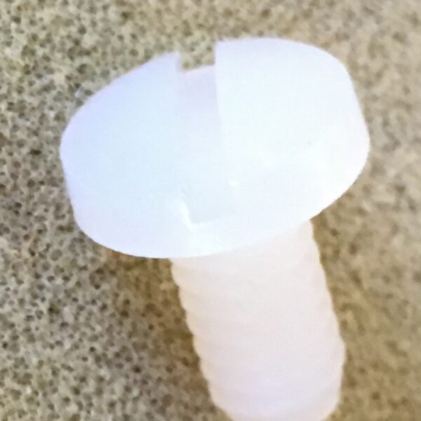 Nylon screw for seat and seat back
